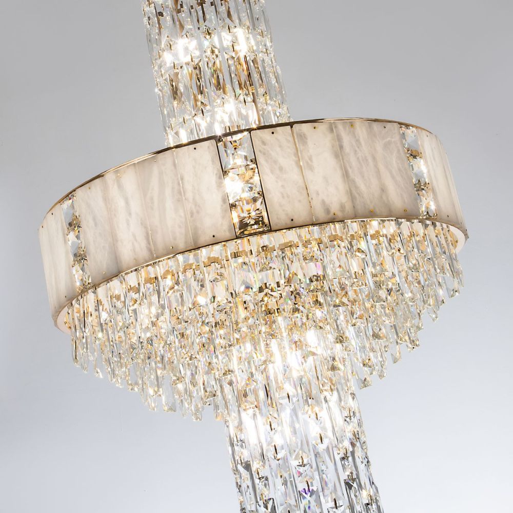 Подвесная люстра 56*56*150 см, Е14 20x40ВтW, Золото MODELUX premium