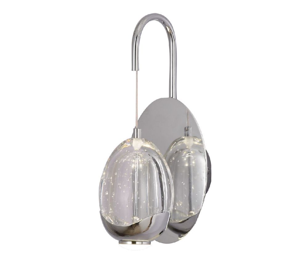Бра 32 см, 6W, 4000K, Kink Light Берти 07866,02, хром