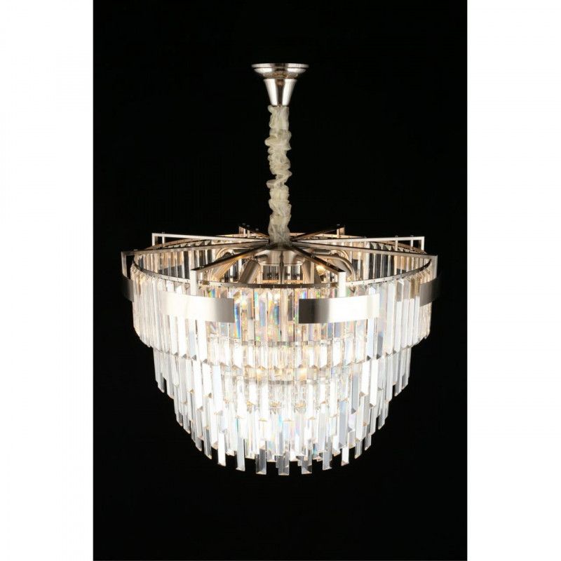 Каскадная люстра 70*75-111,5 см, 15*E14, 40W, Aployt Mariz APL.813.03.15, никель