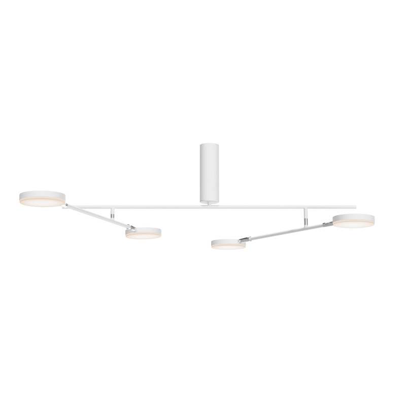 Накладной светильник 115,1*70*27 см, LED, 26W, 3000К, Maytoni FAD MOD070CL-L30W3K белый