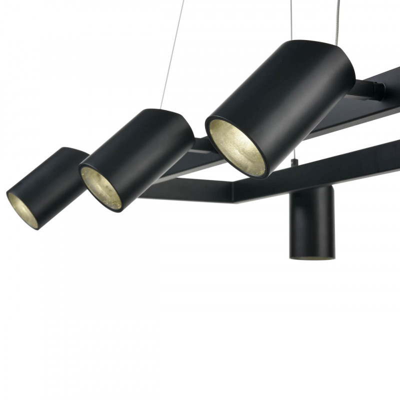 Подвесной светильник Vele Luce Zoom VL10122P08, 40W LED, 4000K, черный