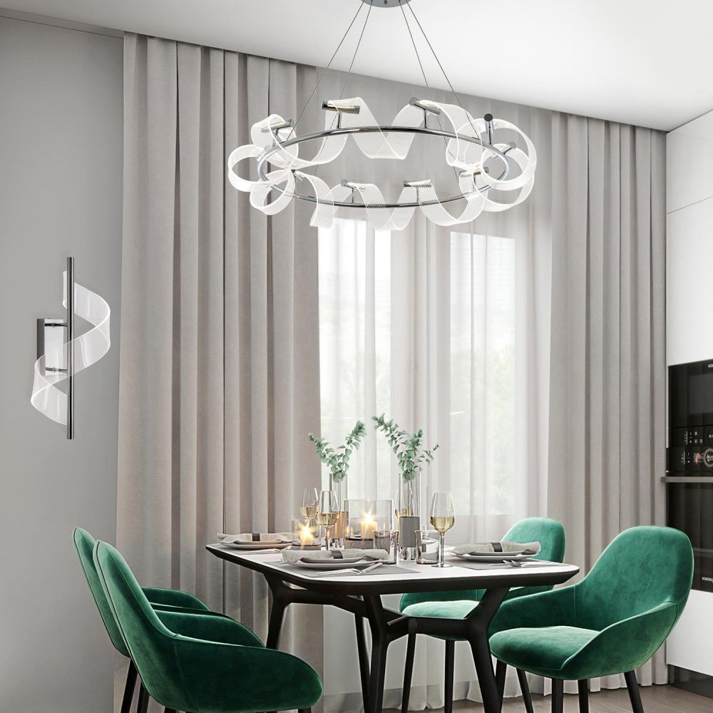 Подвесной светильник 92 см, 42W, 4000К MODESTYLE MS.3029.10 CR хром