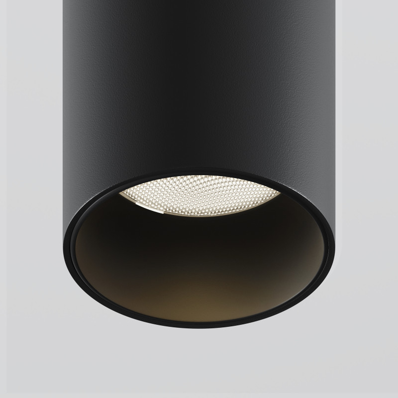 Встраиваемый светильник 3*3*15,1 см, LED, 6W, 3000К, Maytoni Technical Focus T C141RS-L125-6W3K-B черный
