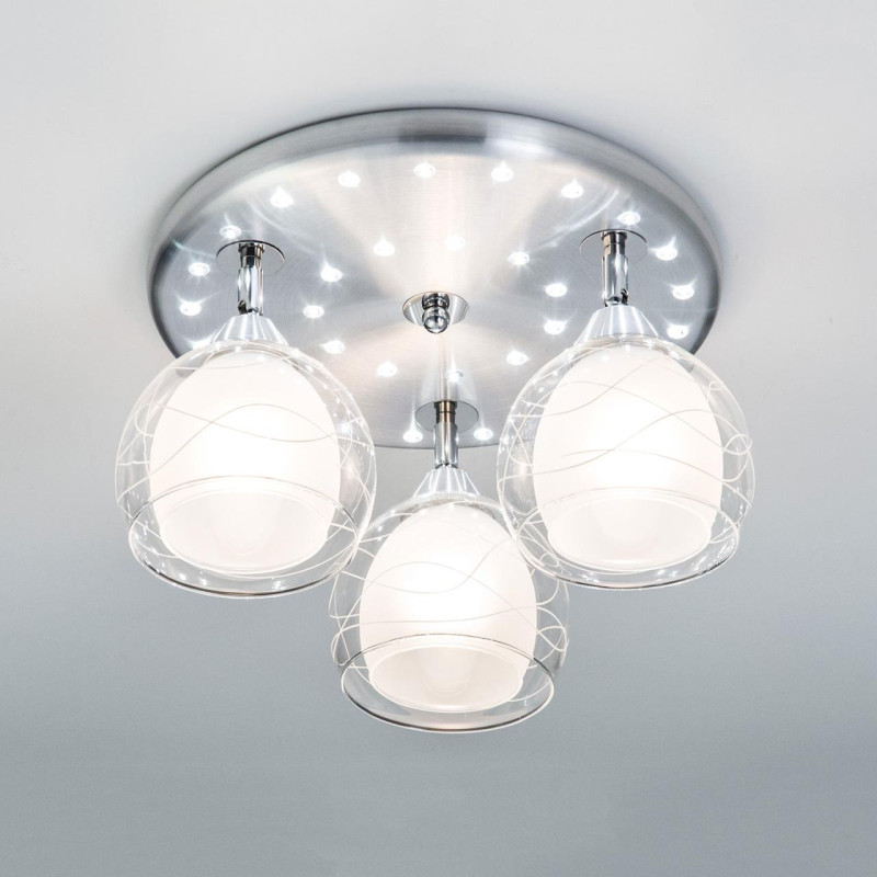 Потолочный светильник Citilux Самба CL158132 хром