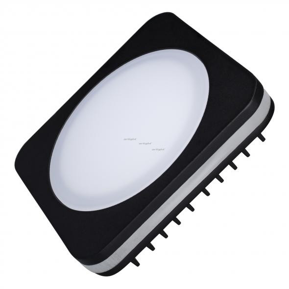 Влагозащищенный светильник 9,6*9,6*4,2 см, LED, 10W, 3000K Arlight Ltd-Sol 022556, черный