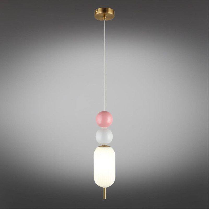 Детский светильник 10*50-150 см, 1*G9, 5W, Aployt ROSABELLA APL.320.06.01, латунный