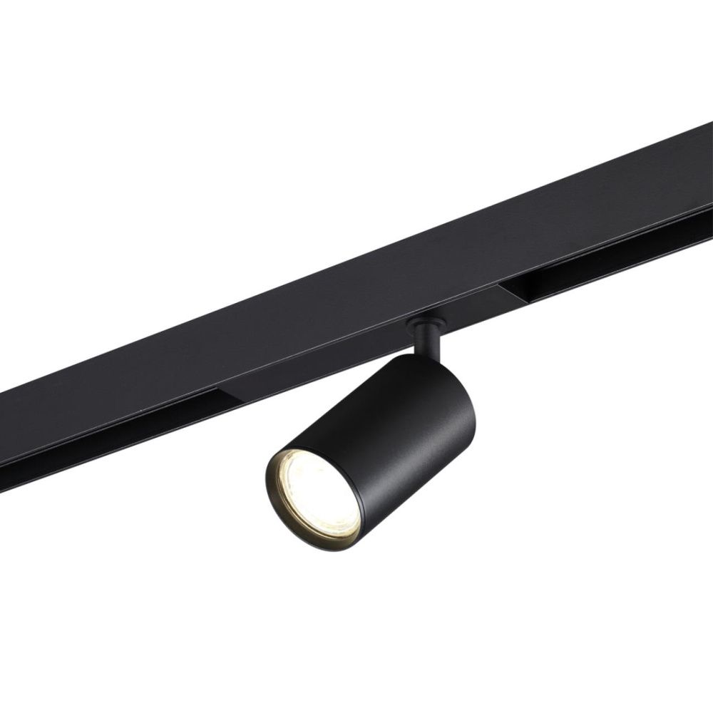 Трековый светильник 18*5,5*10 см, 1*GU10*50W, K, Novotech VECTOR PORT 359965, черный