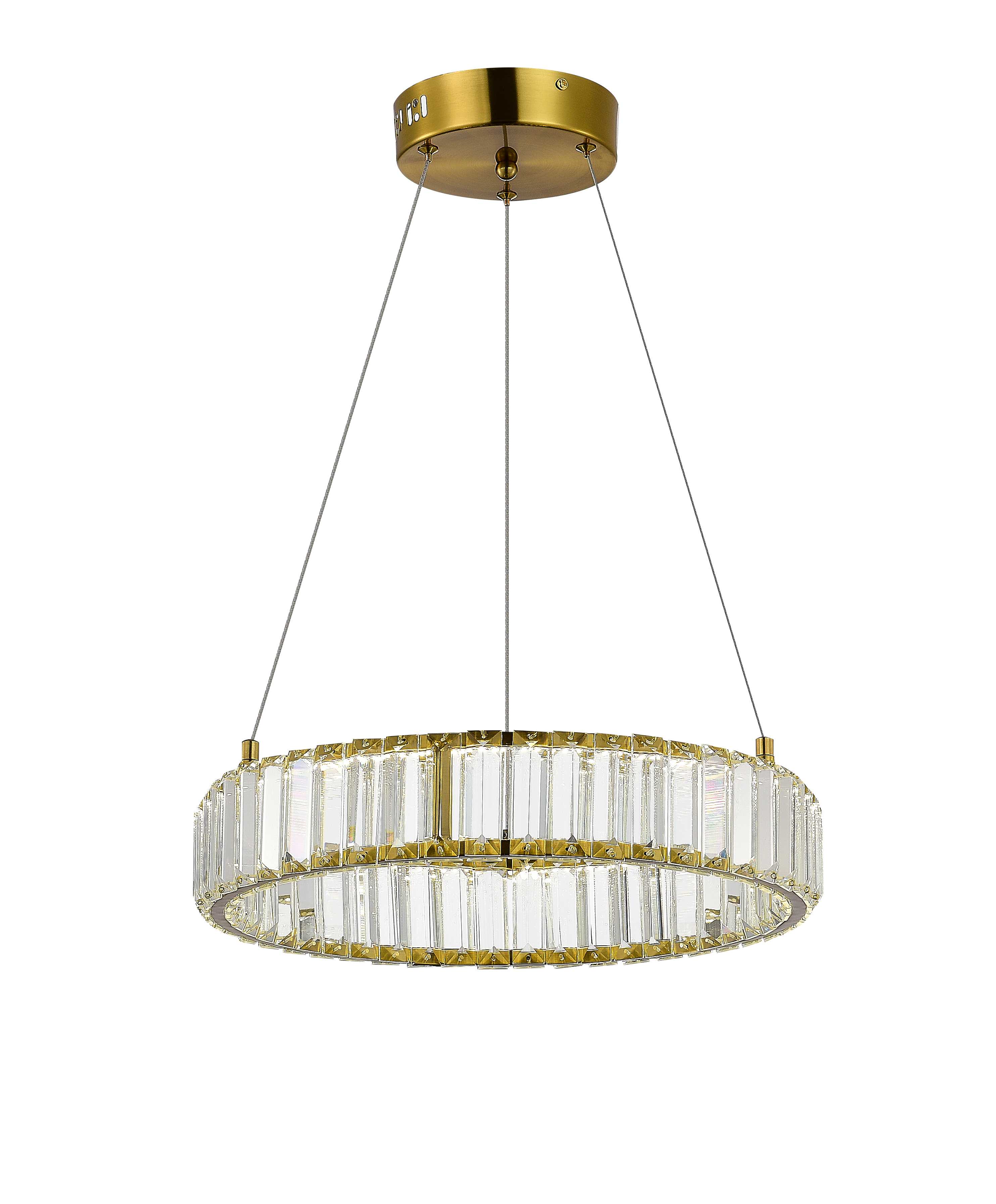 Люстра 400*1200, LED, 20W 4000K NewRgy LED D2107-DW-40 BRASS, Бронза