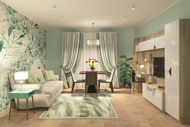 Настольная лампа Favourite Diva 2821-1T, L210*W210*H420, хром, плафон из белой ткани, декор - имитация белого мрамора