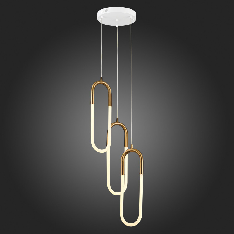 Светильник подвесной 30 см, 42W 3000K ST LUCE MOFISTO SL1579.303.03 Латунь