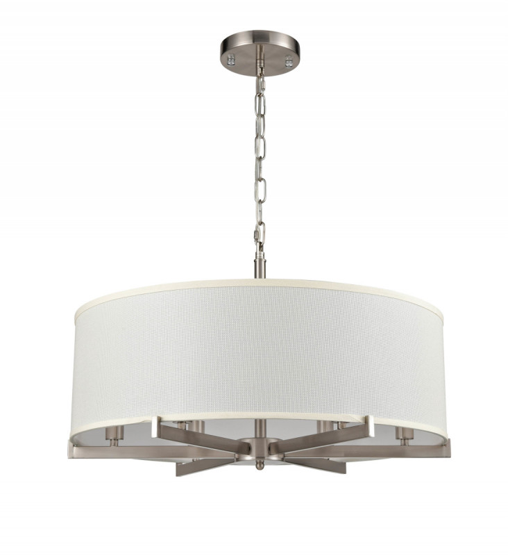 Подвесная люстра  63*117 см, 6*E27 хром Vele Luce Camellia VL4203P16
