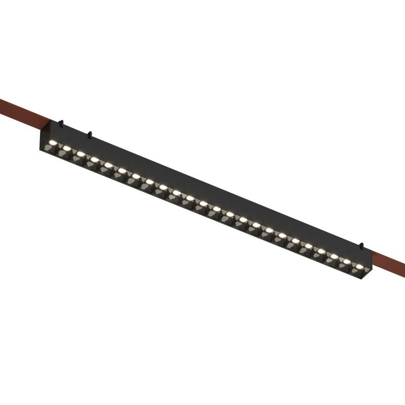 Светильник на шине 64,2*4*4,5- см, *LED*24W, 2700-6000K, Denkirs BELTY GRILL DK5672-BK, черный пластик