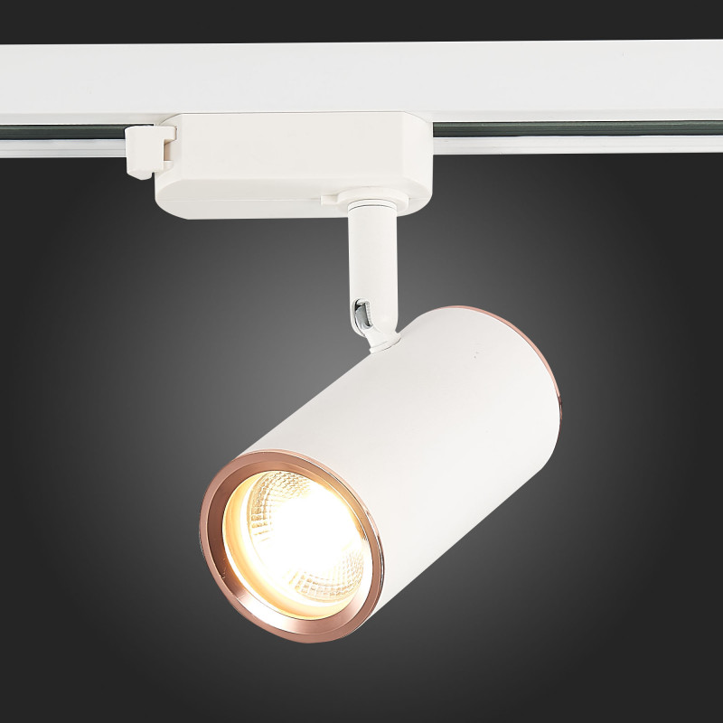 Трековый светильник 10*5 см, 50W, ST LUCE ST301.526.01 Белый