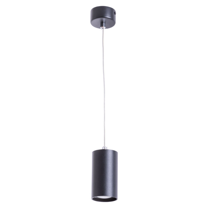Подвесной светильник Arte Lamp Canopus A1516SP-1BK черный, диаметр 5.6 см