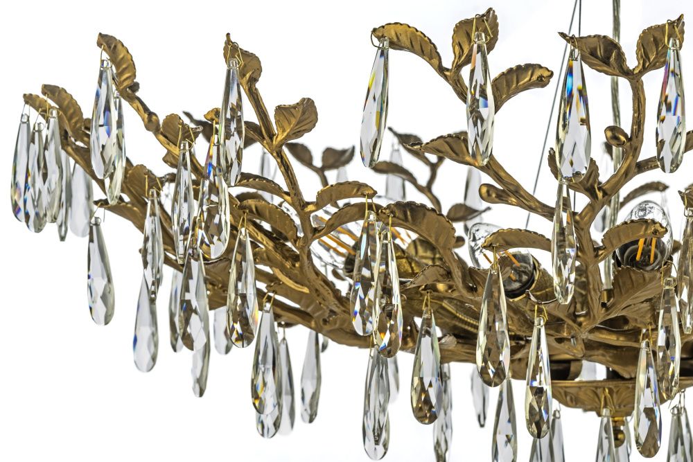 Люстра подвесная *80*53 см, 10*E14*40W, Dio D`arte Acerra Acerra E 1.5.80.100 A, Антик