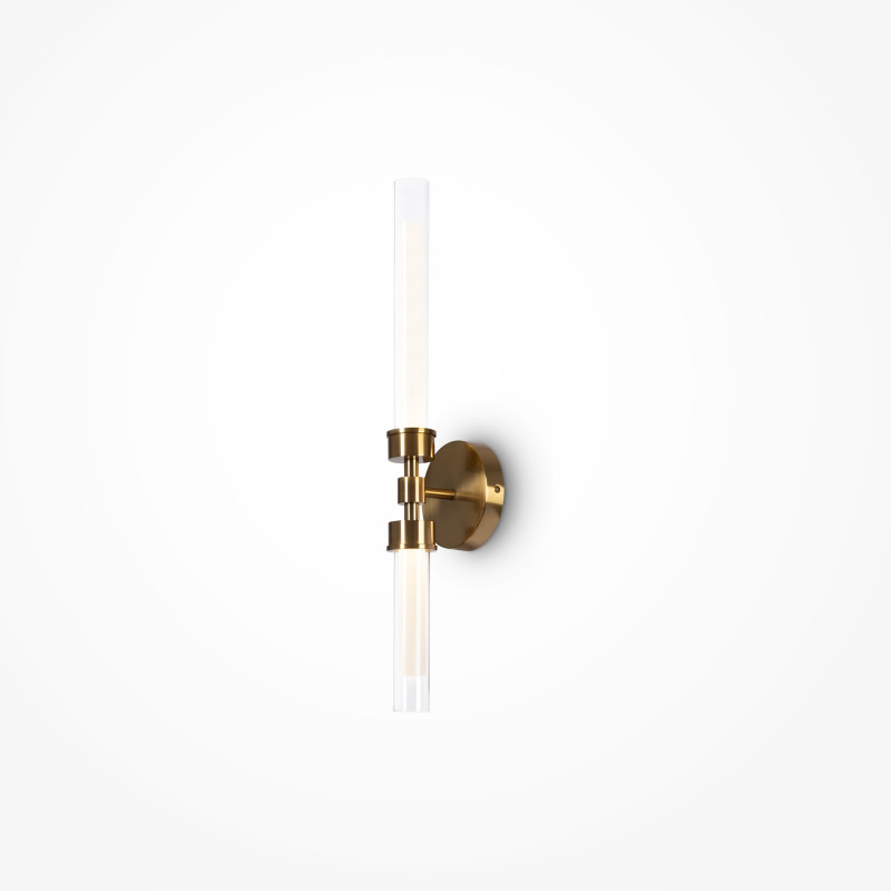Бра 57 см, 7W, 3000K Maytoni Modern Stelo MOD116WL-L7BS3K, латунь