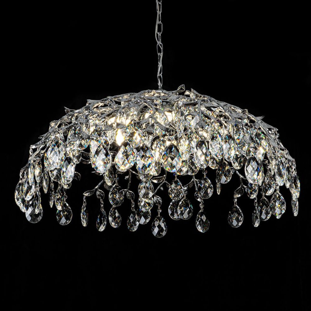 Подвесная люстра 80 см, MODELUX ML.8065.10 CR, хром