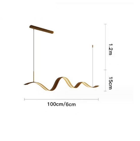 Светильник подвесной ElegantLight DZN-11314 БРОНЗА D1000/H150+2000/1/LED/20W/4500K ZEUS 24-03