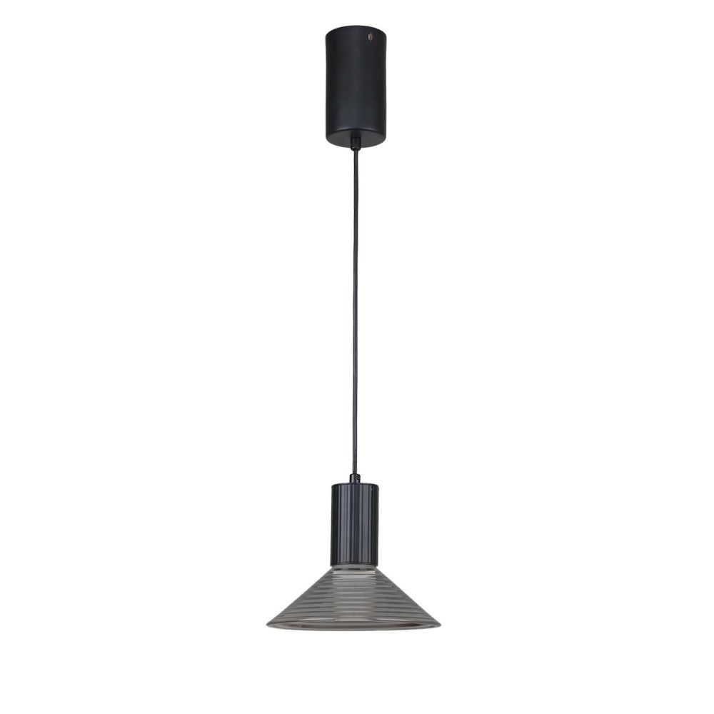 Подвес 18*40-148 см, 1*LED, 6W, 3000K, F-Promo Feris 4622-1P, черный матовый