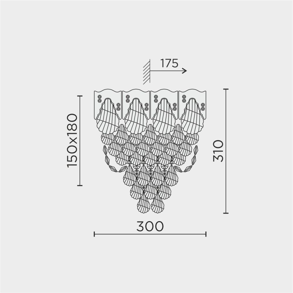 Настенный светильник MODELUX premium ML.8881.03P GD