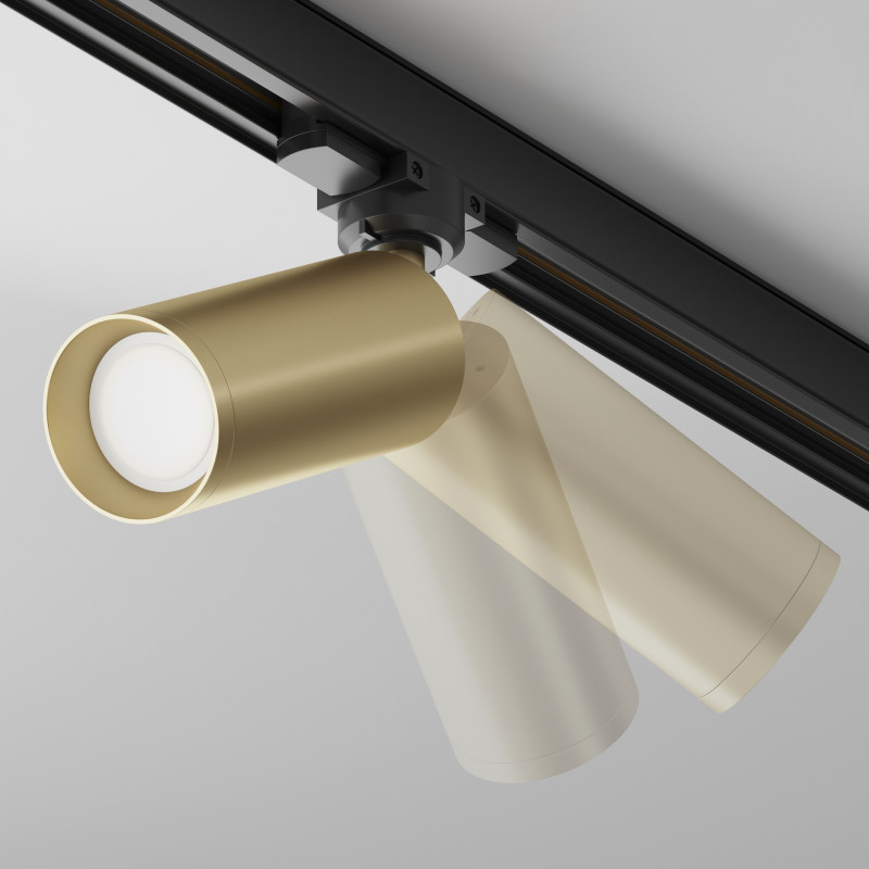 Трековый светильник трехфазный Maytoni Technical Focus TR028-3-GU10-MG Золото