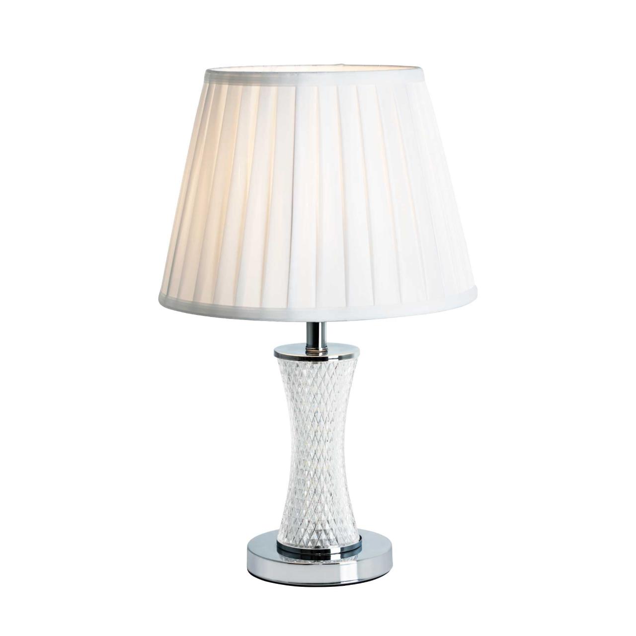 Настольный светильник 28*48 см, Е27/LED LED4U L6161 CR хром