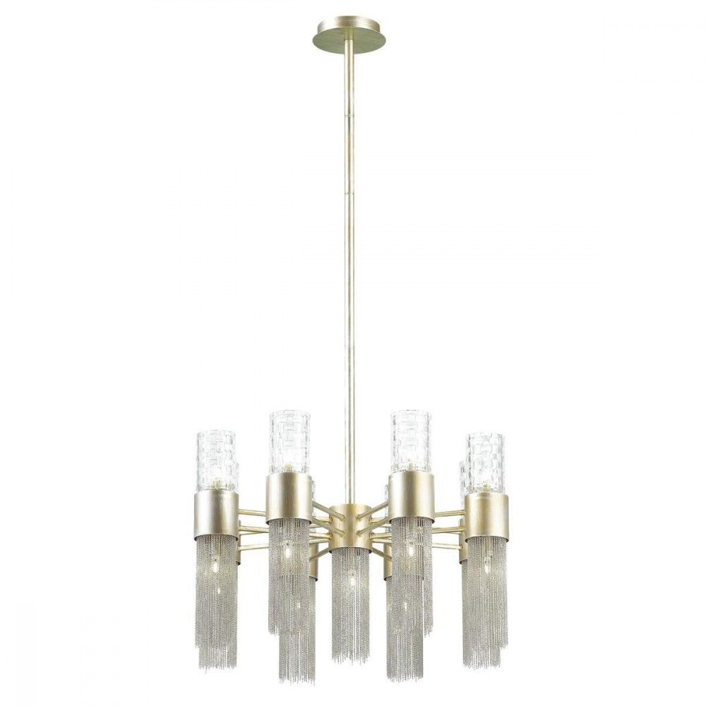 Люстра Odeon Light Perla 4631/17, диаметр 60 см, серебро
