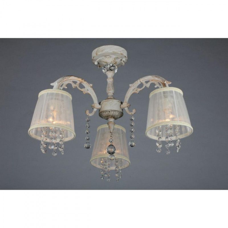 Люстра 50*40 см, 3*E14, 40W, Omnilux Omnilux 300 OML-30007-03, белый