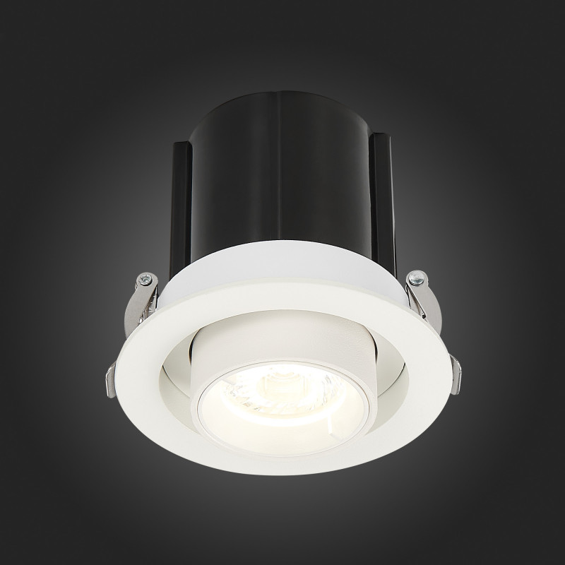 Встраиваемый светильник 9 см, 12W 4000K ST LUCE Встраиваемые светильники ST702.148.12 Белый