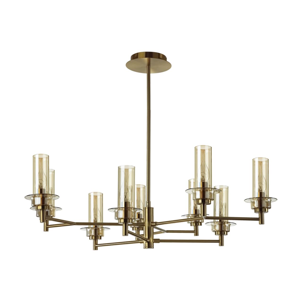 Люстра потолочная 31*47*20 см, 9*E14 Lumion Madonna 6554/9C бронзовый