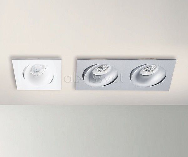 Встраиваемый светильник 210/20*8 см, 2*GU10, IP20 Italline DE 202 white, белый