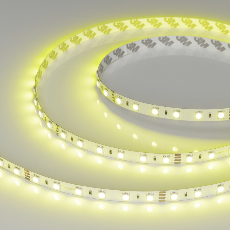 Лента RT-B60-10mm 24V RGB (14.4 W/m, IP20, 5060, 50m) (Arlight, Открытый) 024586(2). Цена указана за 50 метров. Продается кратно 50 метрам.