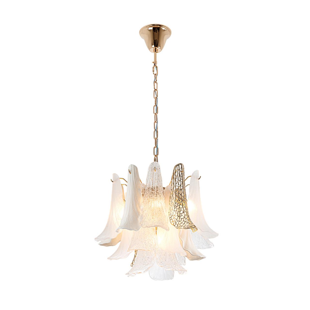 Подвесная люстра 55*50/120 см, 7*Е14 MODELUX premium ML.6777.7P GD золото