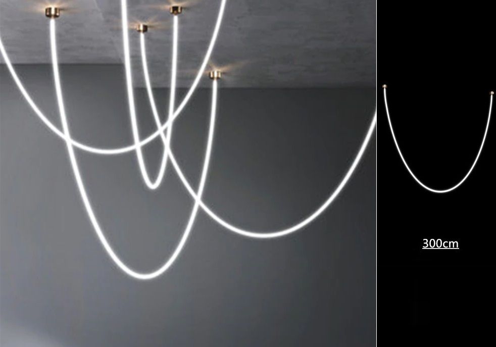 Светильник подвесной ElegantLight DZN-8311 SILICONE  D22/H3000/1/LED/4000K 24-07 (1/10) 220v