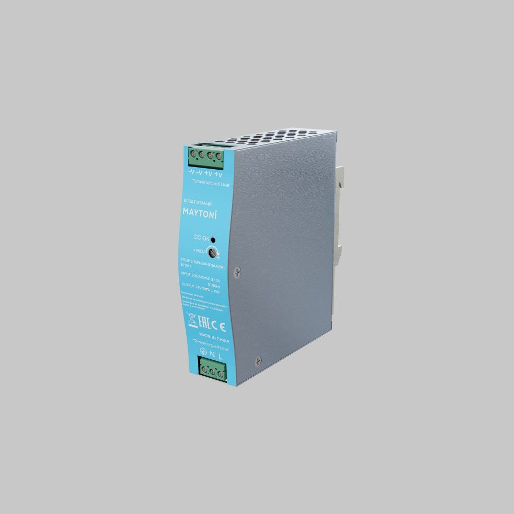 Источник напряжения PSL015 24V 75W IP 20 821011 Maytoni Led Strip  Серебро