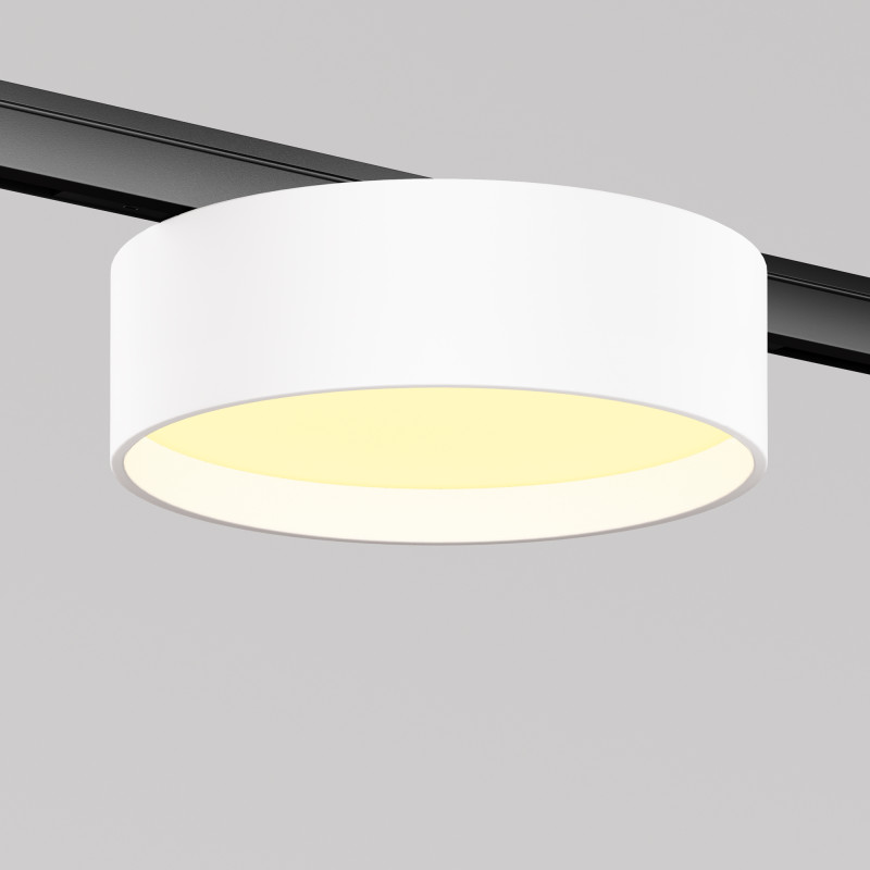 Трековый светильник 11,3*3,4 см, LED 12W 2700K Maytoni Technical Accessories for tracks Levity Zon TR189-1-12W2.7K-BW черно-белый