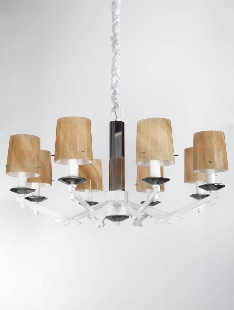 Люстра подвесная **82 см, *E14*W, Lucia Tucci Vicenza  VICENZA 117.8, белый