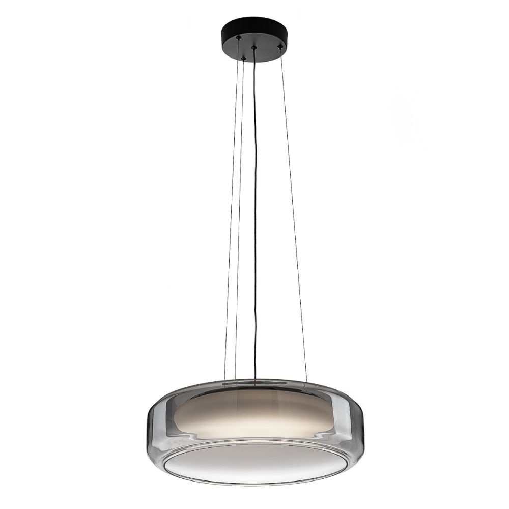 Подвесной светильник 35 см, 18W, 3500K, Citilux SIGNATURE CL247043 LED , черный