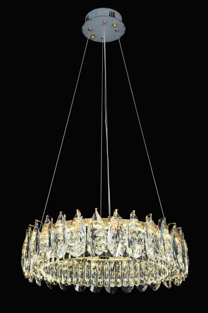 Люстра D907-800, D800 / H170 LED, 120W, 3000/4000/6000K, Alva Donna, Золото