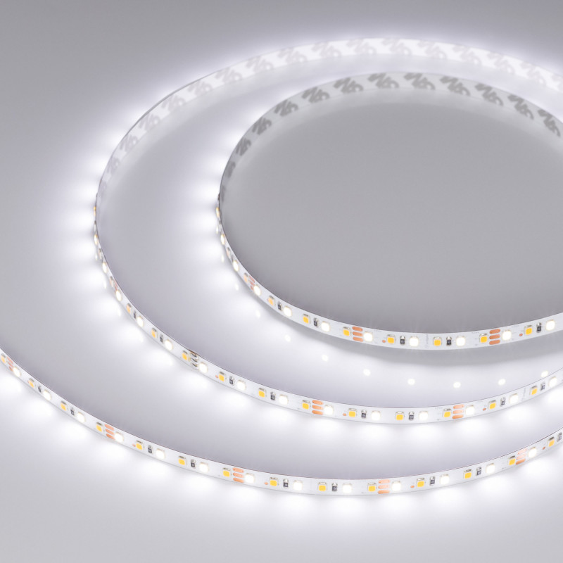 Лента RT-A120-8mm 12V White-MIX (9.6 W/m, IP20, 2835, 5m) (Arlight, Изменяемая ЦТ) 013126(2). Цена указана за 5 метров. Продается кратно 5 метрам.