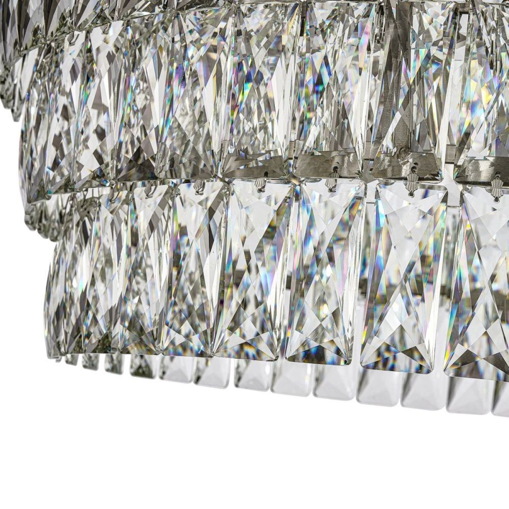 Подвесная люстра 60 см, Favourite Magnitudo 4715-12P, никель