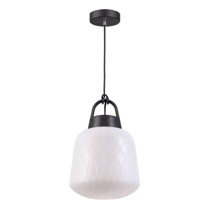 Уличный подвесной светильник Novotech Conte 370601 черный, диаметр 25.5 см