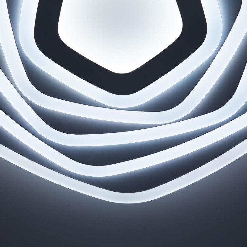 Потолочная люстра Citilux Триест Смарт CL737A55E, 115W LED, 3000-5500K, белый