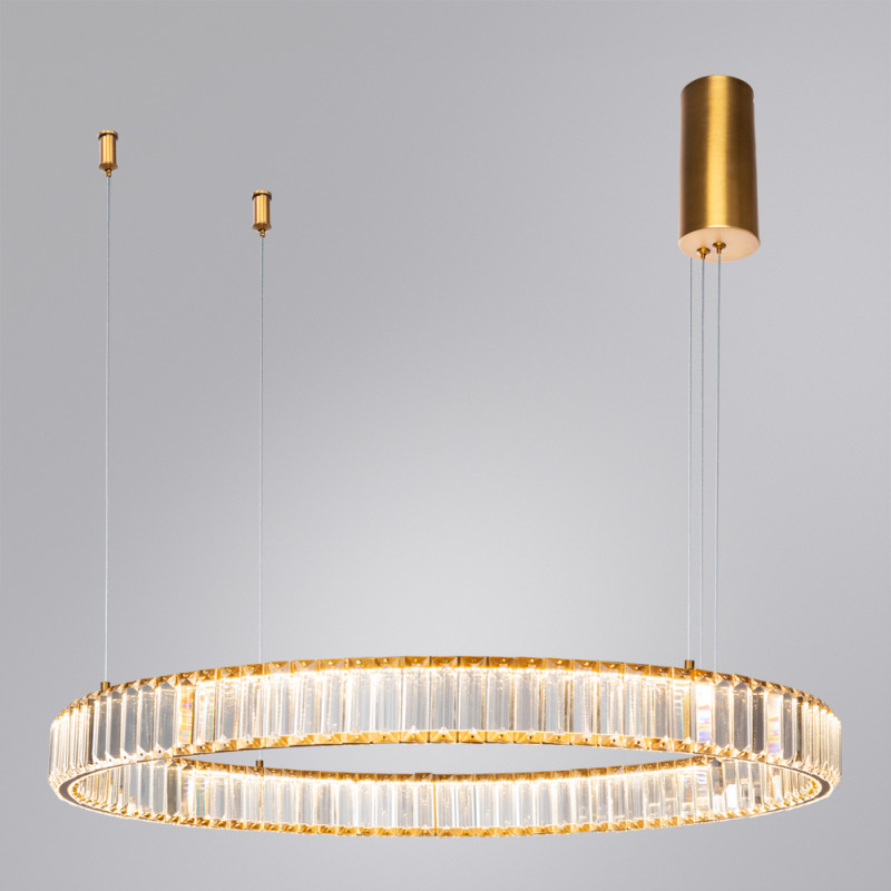 Светильник 80 см, 47W, 3000K, Divinare Renata 1135/17 SP-47, латунь