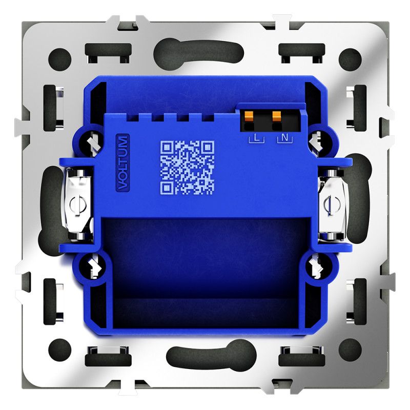 Подсветка светодиодная встраиваемая Voltum S70, черный матовый пластик Soft touch VLS070608