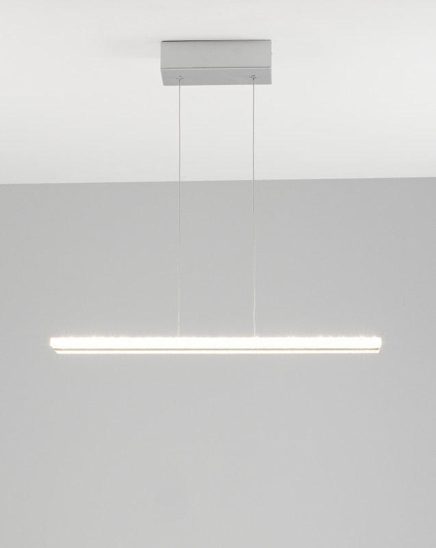 Подвесной светодиодный светильник 60*12*50 см, LED 24 W, Moderli Holo V1940-PL Серый
