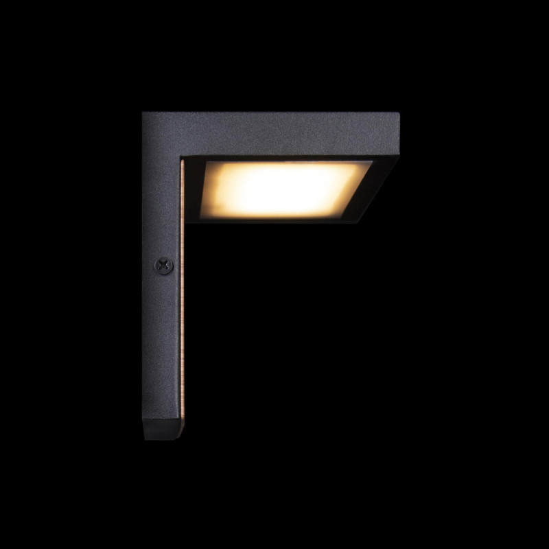 Уличный светильник *15 см, 1*LED*5W, 3000К Loft It 100001W Oak, Черный, золото