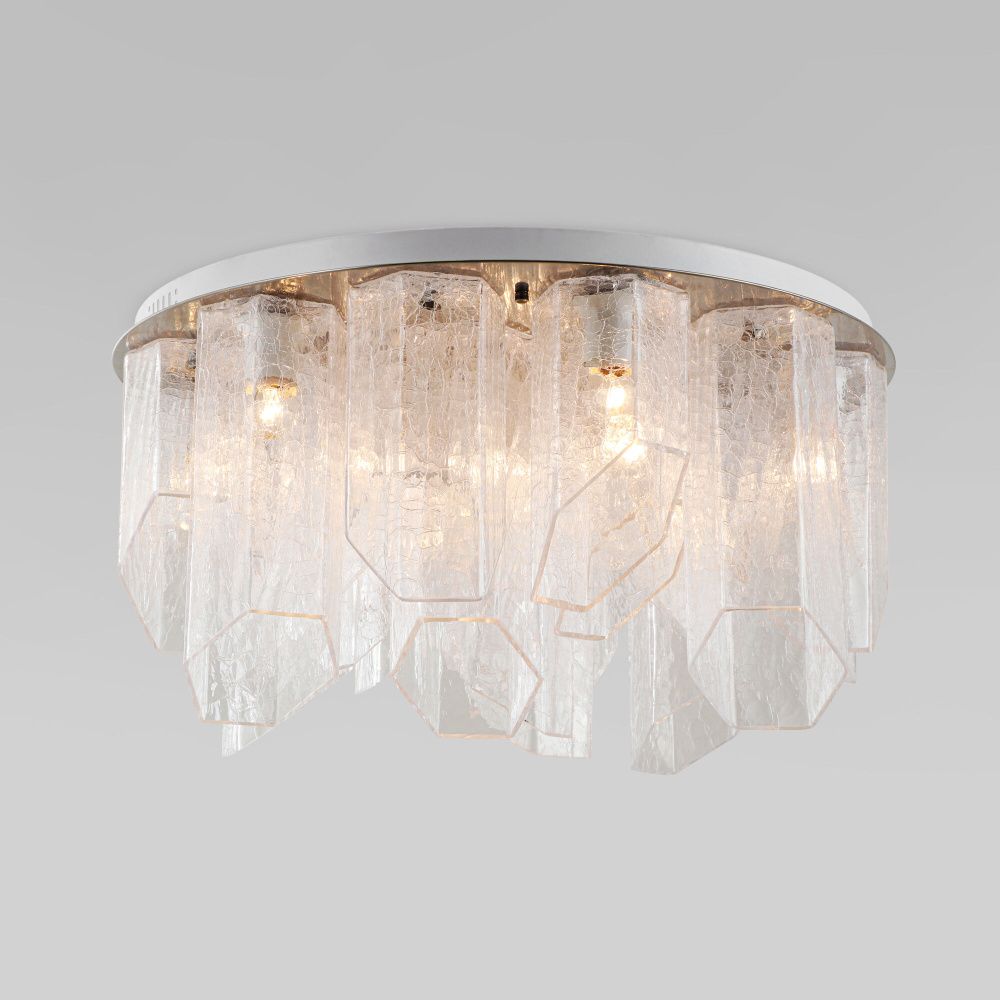 Потолочный cветильник 70*70*37- см, 10*E27*60W, Bogate's Iceberg, 381/10 Smart, 4690389213328