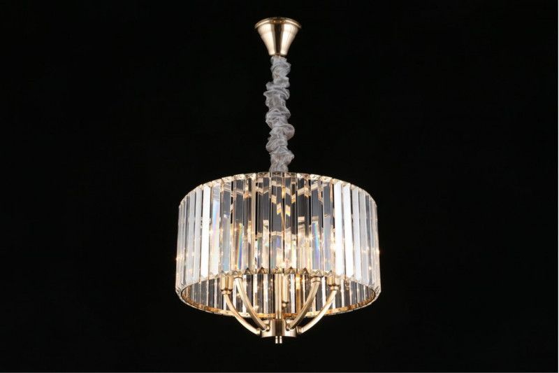 Подвесная люстра 42*41-139,5 см, 5*E14, 40W, Aployt Nela APL.746.13.05, золотой