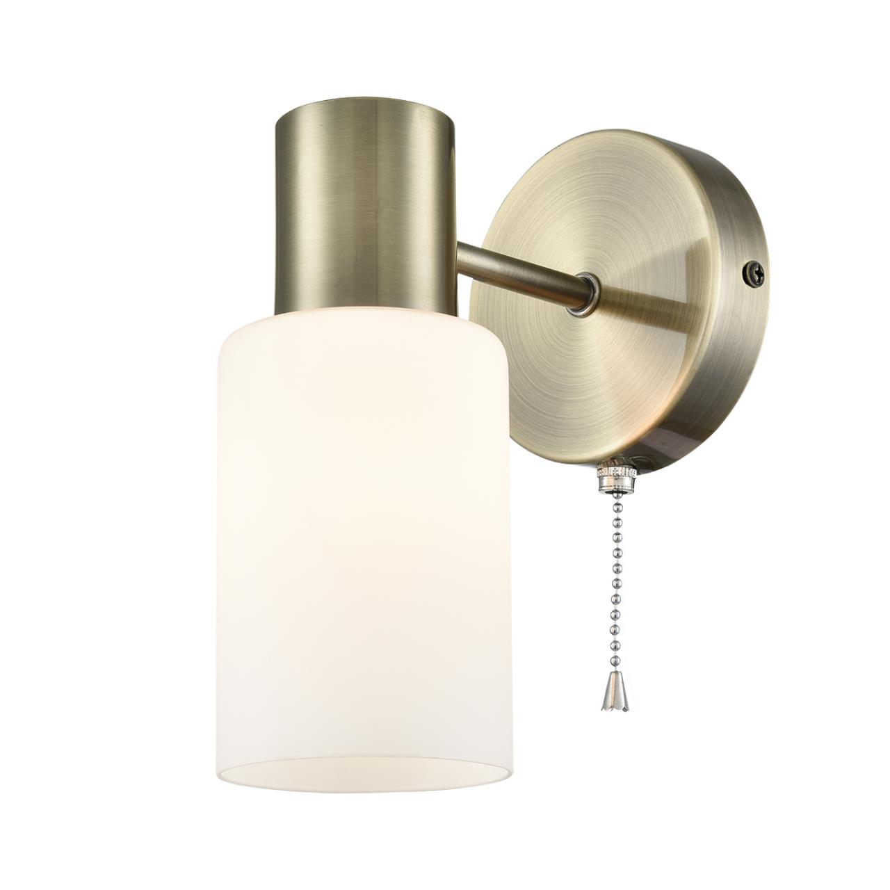 Бра 15*19,5 см, 1*E14 Lumion MAVE 8100/1W бронза, белый